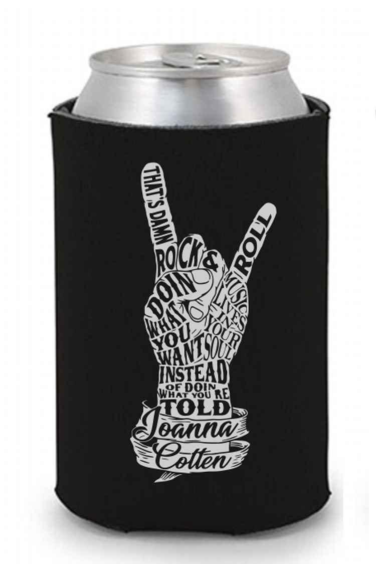 JoCo Rock & Roll Hand Pocket Koozie Black & Camo — Joanna Cotten
